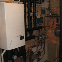 Air-to-water heat pump technology