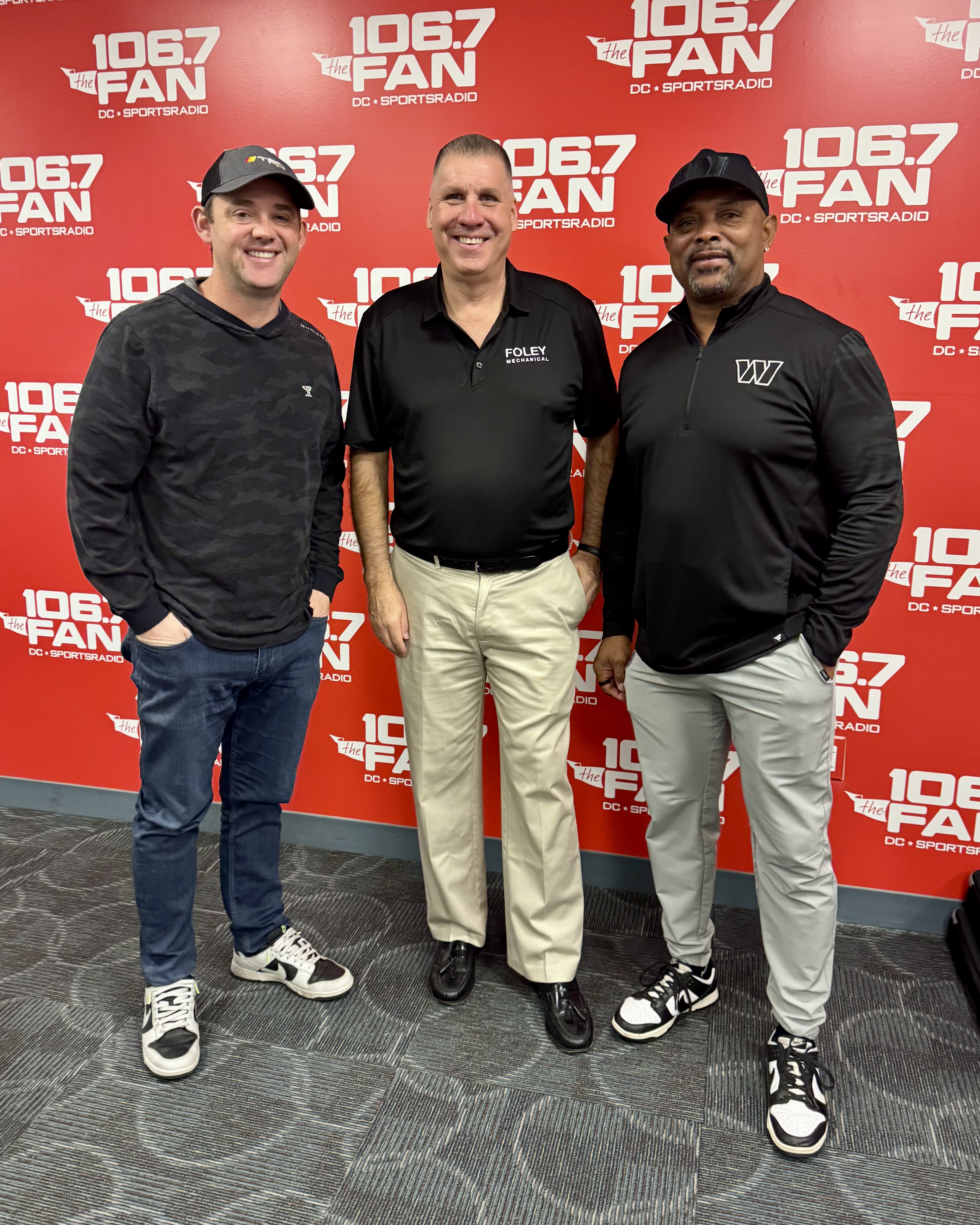 Pictured with Foley Mechanical who was featured on 106.7 The Fan throughout the summer